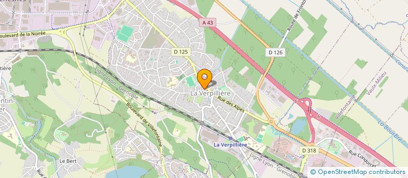 localisation de l'entreprise SOZERI INVEST  LA VERPILLIERE