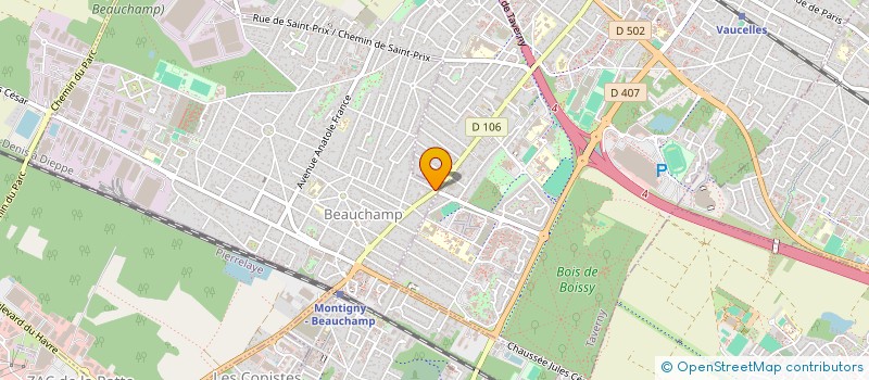 localisation de l'entreprise SOZINHA  BEAUCHAMP