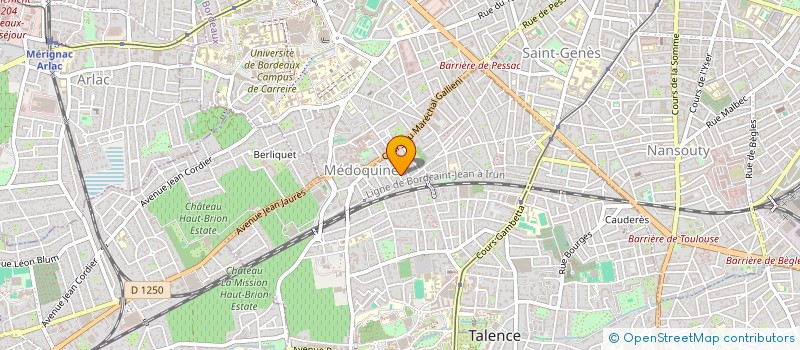 localisation de l'entreprise SOZO  TALENCE