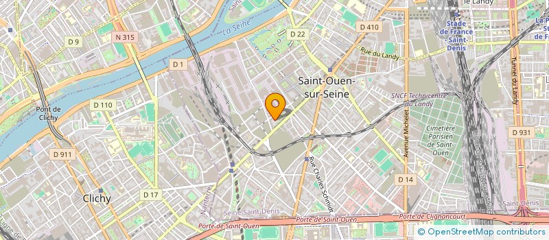 localisation de l'entreprise SOZO & CO à SAINT-OUEN-SUR-SEINE