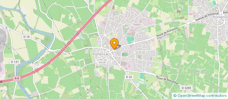 localisation de l'entreprise SOZXD  FLORENSAC