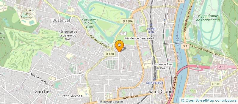 localisation de l'entreprise SP à SAINT-CLOUD