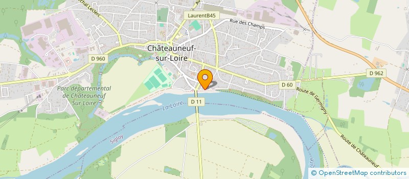 localisation de l'entreprise SP à CHATEAUNEUF-SUR-LOIRE