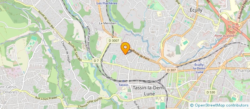 localisation de l'entreprise SP à TASSIN-LA-DEMI-LUNE