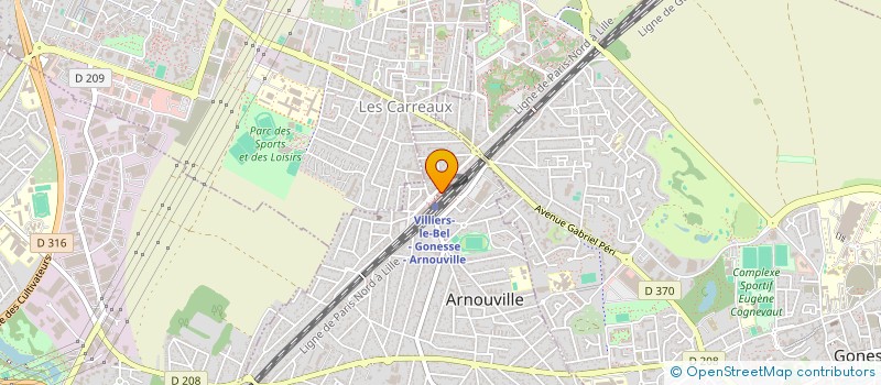 localisation de l'entreprise SP à ARNOUVILLE