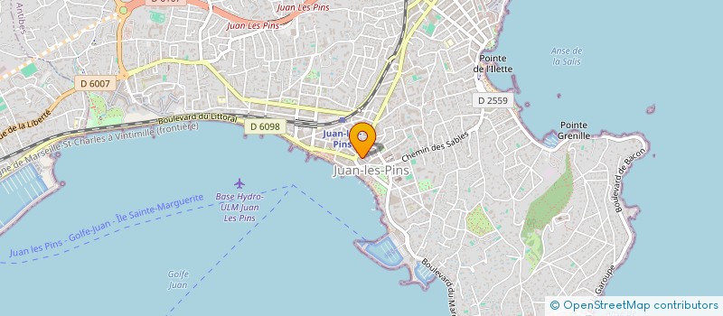 localisation de l'entreprise SP à ANTIBES
