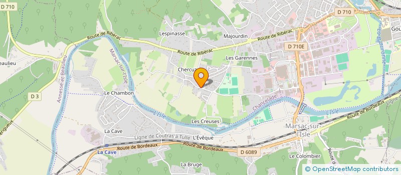 localisation de l'entreprise SP  CHANCELADE