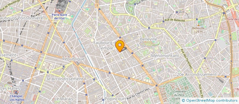 localisation de l'entreprise SP 888  PARIS