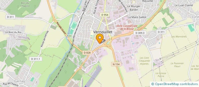 localisation de l'entreprise SP à VERNOUILLET