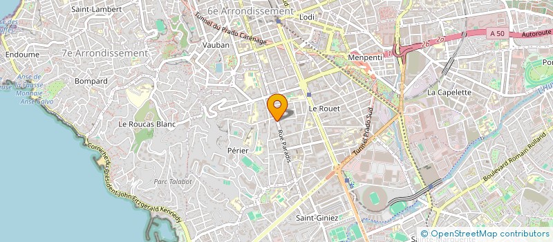 localisation de l'entreprise SP à MARSEILLE