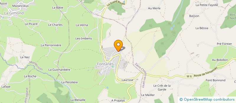 localisation de l'entreprise SP AGENCEMENT MENUISERIE  FONTANES