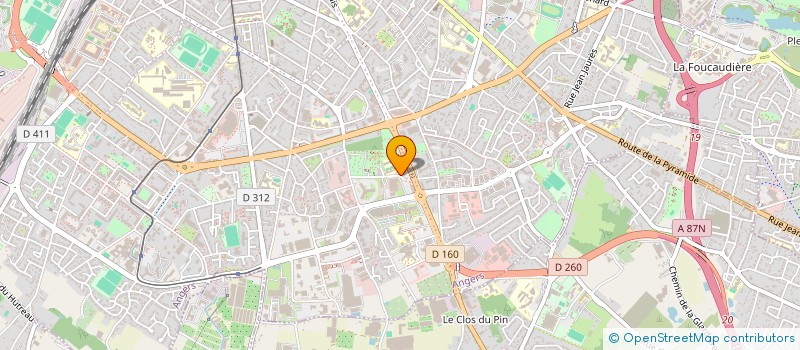 localisation de l'entreprise SP ANGERS  ANGERS