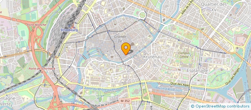 localisation de l'entreprise SP APPLICATIONS à STRASBOURG