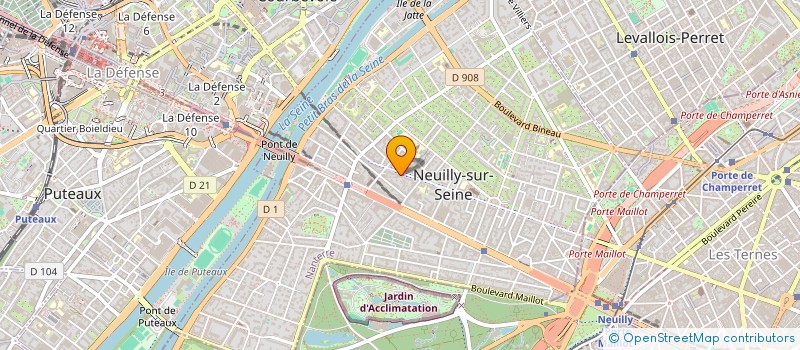 localisation de l'entreprise SP ASSURANCE SA à NEUILLY-SUR-SEINE