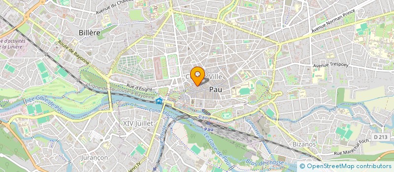 localisation de l'entreprise SP AVOCATS à PAU