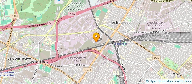 localisation de l'entreprise SP BAT à LE BOURGET