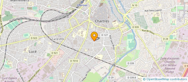 localisation de l'entreprise SP - BATIMENT à CHARTRES