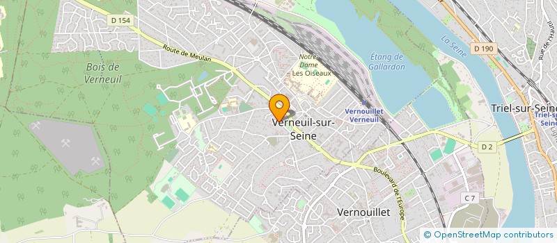 localisation de l'entreprise SP BATIMENT  VERNEUIL-SUR-SEINE