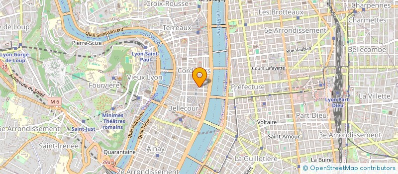 localisation de l'entreprise SP BOURGUIGNON LACOR LUTHEREAU à LYON