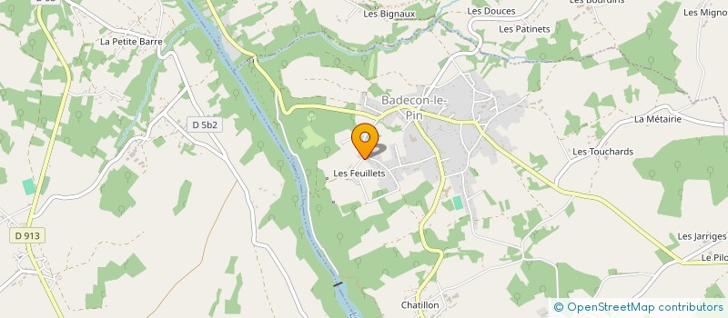 localisation de l'entreprise SP BUSINESS à BADECON-LE-PIN