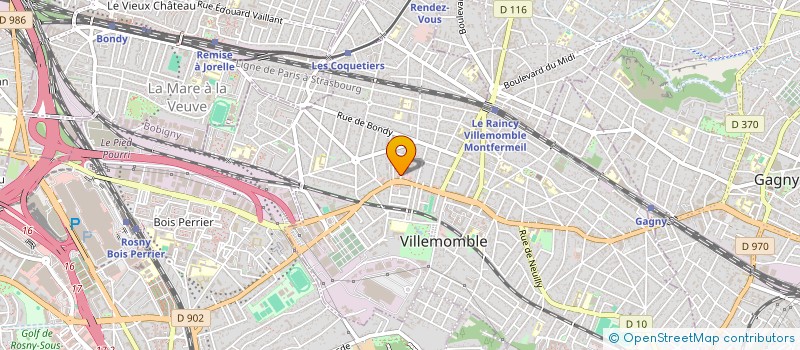 localisation de l'entreprise SP CANALISATIONS à DRANCY