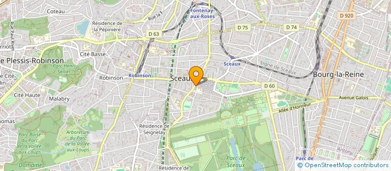 localisation de l'entreprise SP CARUSO à SCEAUX