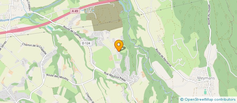 localisation de l'entreprise SP CHARPENTE à CHATUZANGE-LE-GOUBET