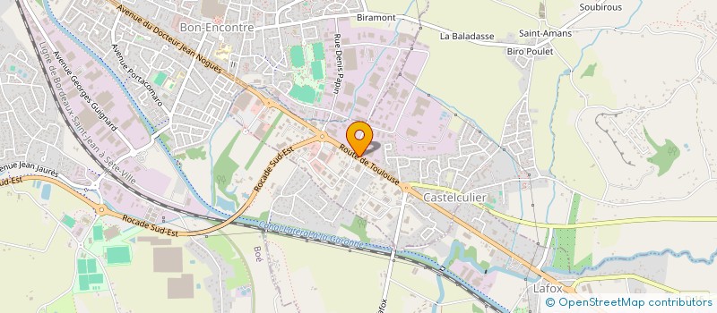 localisation de l'entreprise SP CLEAN à CASTELCULIER