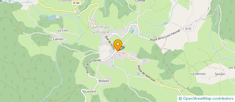localisation de l'entreprise SP & CO  SAINT-PRIEST-LA-PRUGNE