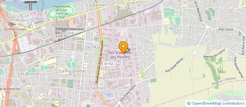 localisation de l'entreprise SP COATING à DECINES-CHARPIEU