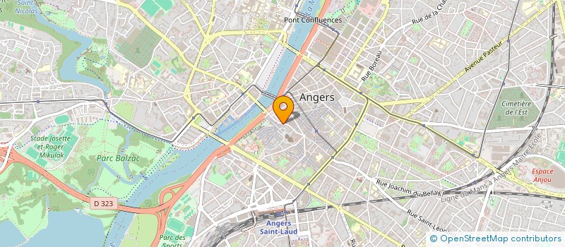 localisation de l'entreprise SP COIFF à ANGERS