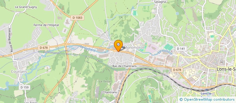 localisation de l'entreprise SP CONCEPT à MONTMOROT