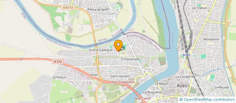 localisation de l'entreprise SP CONCIERGERIE  ARLES