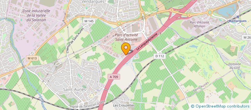 localisation de l'entreprise SP CONFORT à SAINT-AUNES