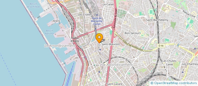 localisation de l'entreprise SP.CONNECT à MARSEILLE