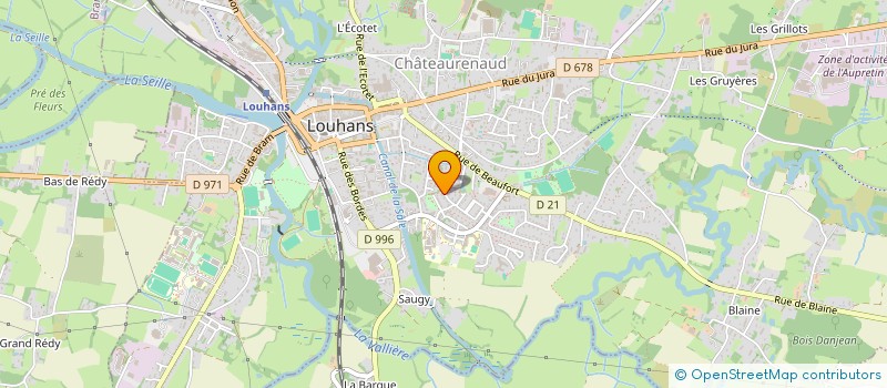 localisation de l'entreprise SP CONSEIL à LOUHANS