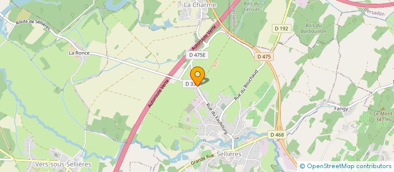 localisation de l'entreprise SP CONSEIL  SELLIERES