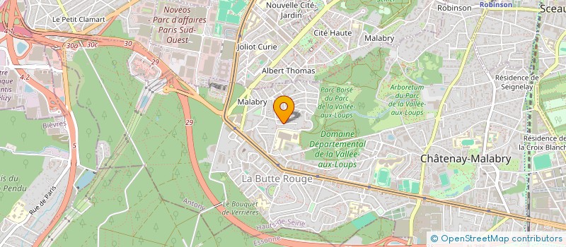 localisation de l'entreprise SP CONSULT  CHATENAY-MALABRY