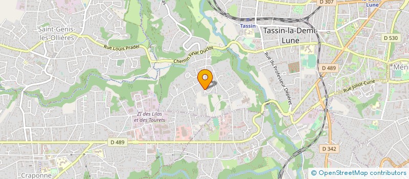localisation de l'entreprise SP CONSULTING à TASSIN-LA-DEMI-LUNE