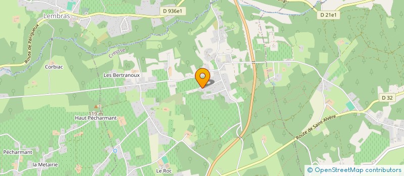 localisation de l'entreprise SP CONSULTING  CREYSSE