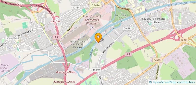 localisation de l'entreprise SP CONSULTING à DOUCHY-LES-MINES