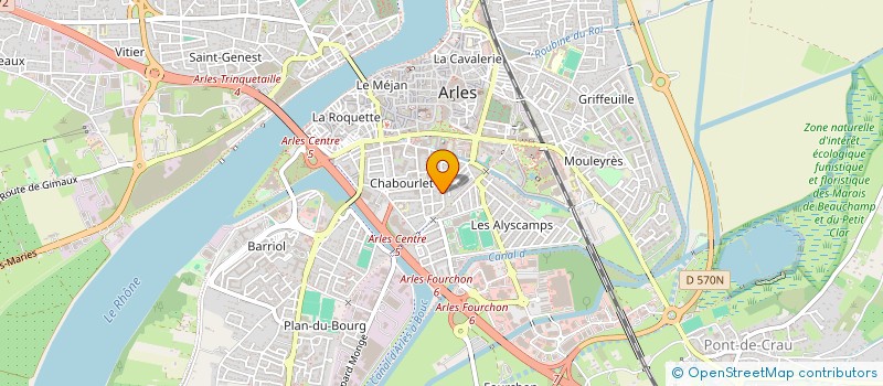 localisation de l'entreprise SP CONSULTING  ARLES