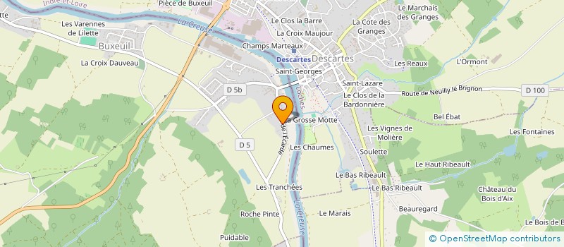 localisation de l'entreprise SP COUVERTURE à BUXEUIL