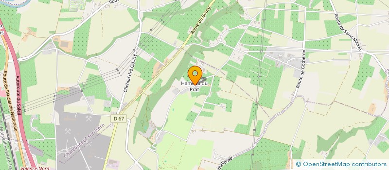 localisation de l'entreprise SP D'OCRE  BOURG-LES-VALENCE