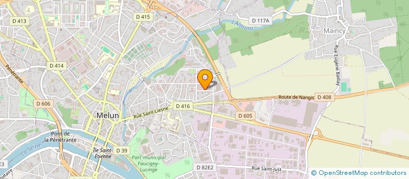 localisation de l'entreprise SP DECO à MELUN