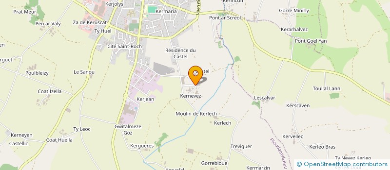 localisation de l'entreprise SP DECO  LANILDUT