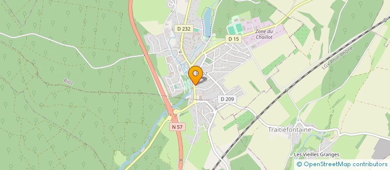 localisation de l'entreprise SP DEVILLERS  RIOZ