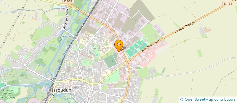 localisation de l'entreprise SP DISTRIBUTION  ISSOUDUN