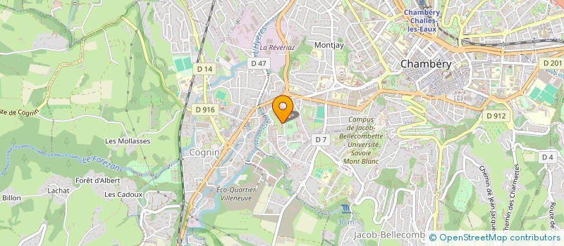 localisation de l'entreprise SP ENERGIE  CHAMBERY