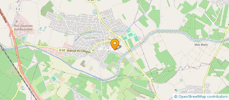 localisation de l'entreprise SP ENERGIES NOUVELLES  SALEILLES